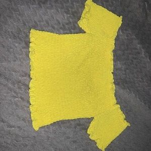 Yellow Crop Top
